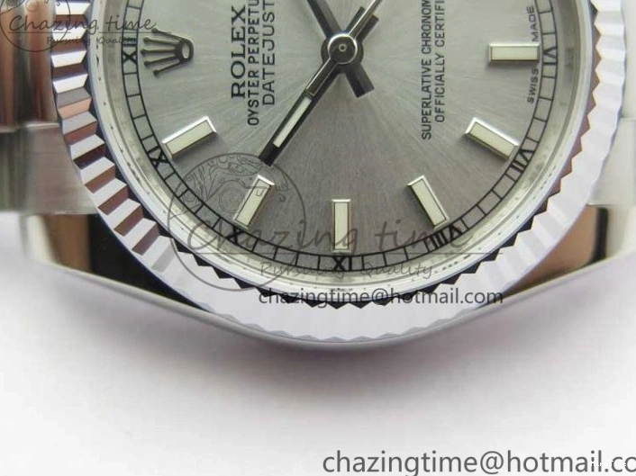 MiroTime 0513 Effortless Datejust 31mm 178274 SS GSF Best Edition Silver Stick Markers Dial on SS President Bracelet SEIKO NH05A 3056